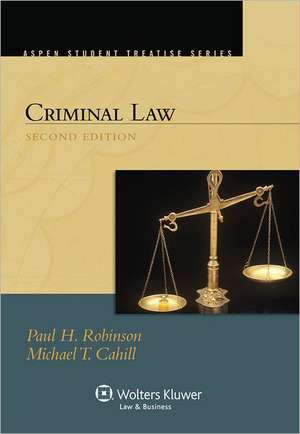 Criminal Law, 2nd Edition (Aspen Student Treatise Series) de ROBINSON