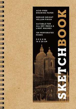 Sketchbook (Basic Small Spiral Kraft) de Sterling Publishing Company