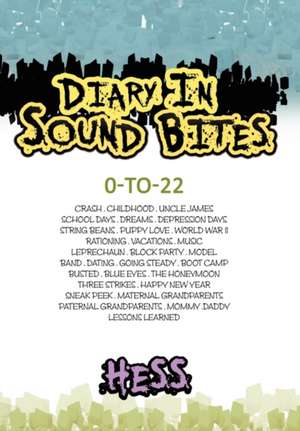 Diary in Sound Bites de Connie Hess