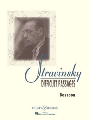 Difficult Passages de Igor Stravinsky