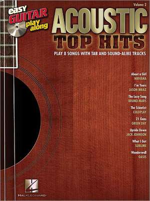 Acoustic Top Hits [With CD (Audio)] de Hal Leonard Corp