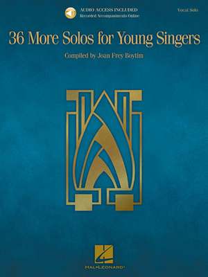 36 More Solos for Young Singers [With CD (Audio)] de Hal Leonard Corp