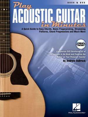 Play Acoustic Guitar in Minutes Book/Online Media de Andrew Dubrock