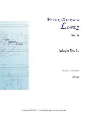 Adagio No. 1 de Peter Dickson Lopez