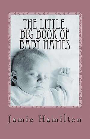 The Little, Big Book of Baby Names de MR Jamie Hamilton