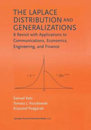 The Laplace Distribution and Generalizations: A Revisit with Applications to Communications, Economics, Engineering, and Finance de Samuel Kotz