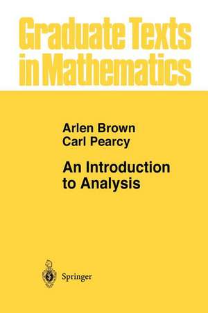 An Introduction to Analysis de Arlen Brown