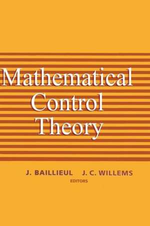 Mathematical Control Theory de John B. Baillieul