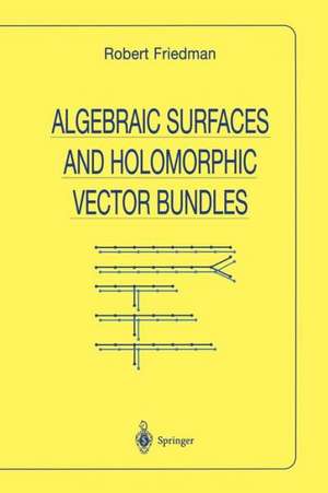 Algebraic Surfaces and Holomorphic Vector Bundles de Robert Friedman