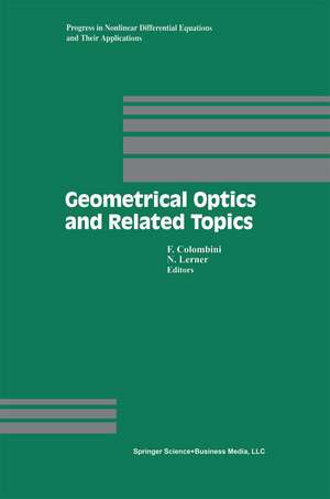 Geometrical Optics and Related Topics de Ferrucio Colombini