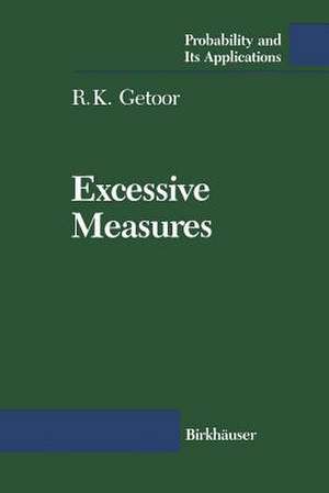 Excessive Measures de R.K. Getoor