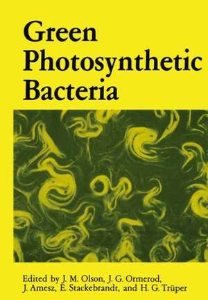 Green Photosynthetic Bacteria de J.M. Olson