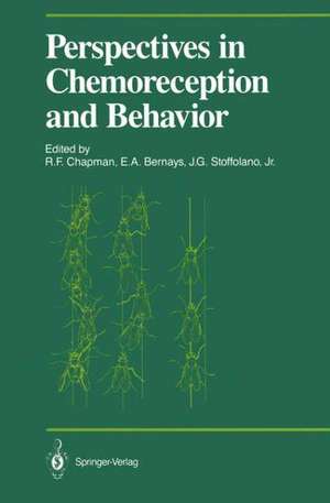 Perspectives in Chemoreception and Behavior: Papers Presented at a Symposium Held at the University of Massachusetts, Amherst in May 1985 de R. F. Chapman