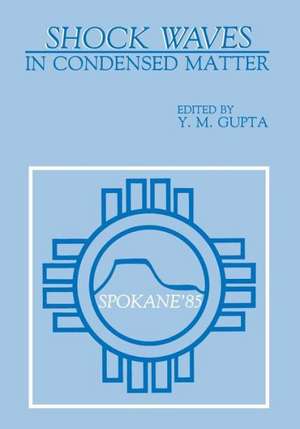 Shock Waves in Condensed Matter de Y. M. Gupta