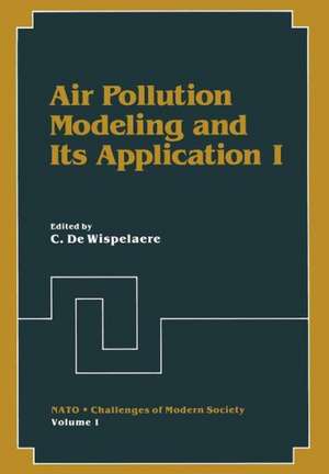 Air Pollution Modeling and Its Application I de C. De Wispelaere