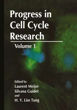 Progress in Cell Cycle Research de S. Guidet