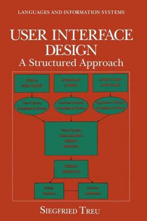 User Interface Design: A Structured Approach de Siegfried Treu