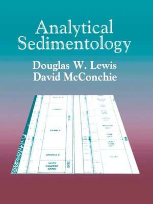 Analytical Sedimentology de Douglas W. Lewis
