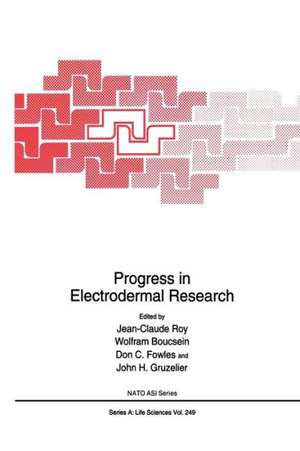 Progress in Electrodermal Research de Jean-Claude Roy