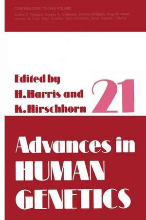 Advances in Human Genetics 21 de Harry Harris