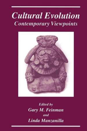 Cultural Evolution: Contemporary Viewpoints de Gary M. Feinman