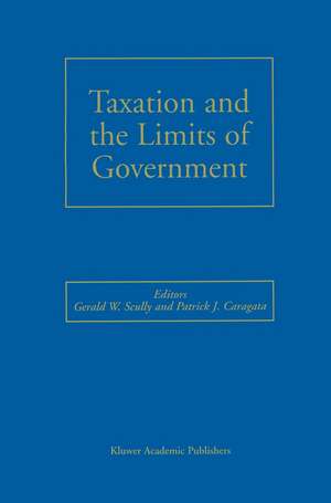 Taxation and the Limits of Government de Gerald W. Scully