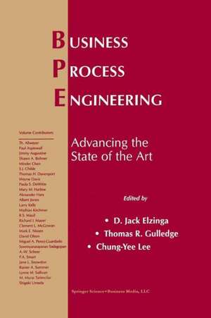 Business Process Engineering: Advancing the State of the Art de D. Jack Elzinga