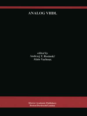 Analog VHDL de Andrzej T. Rosinski