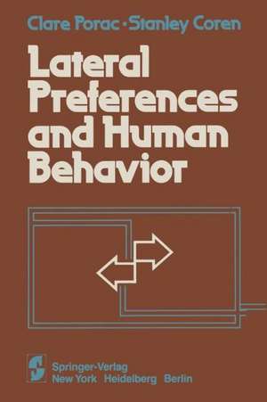 Lateral Preferences and Human Behavior de Clare Porac