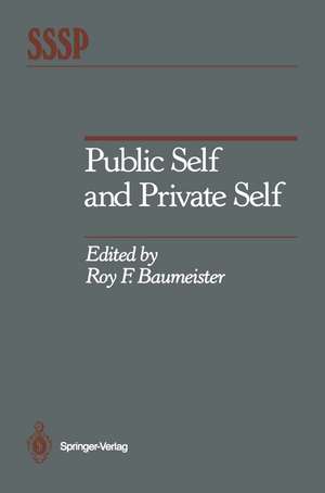 Public Self and Private Self de Roy F. Baumeister