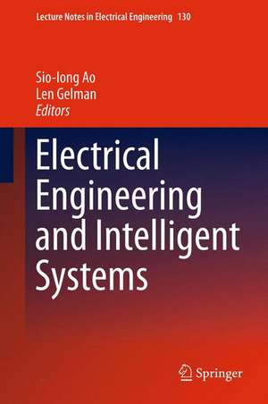 Electrical Engineering and Intelligent Systems de Sio Iong Ao