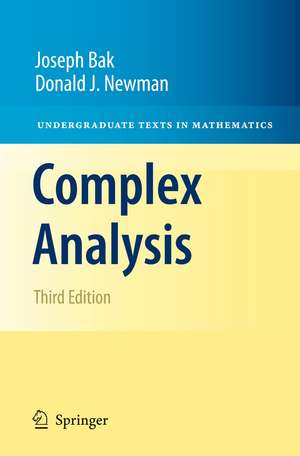 Complex Analysis de Joseph Bak