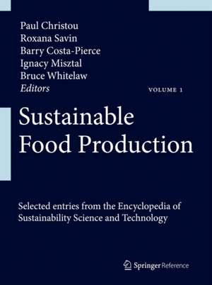 Sustainable Food Production de Paul Christou