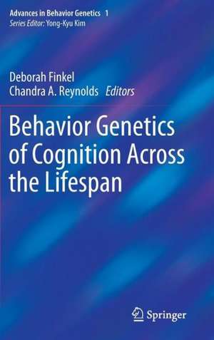 Behavior Genetics of Cognition Across the Lifespan de Deborah Finkel