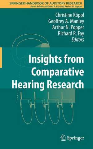 Insights from Comparative Hearing Research de Christine Köppl