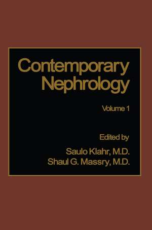 Contemporary Nephrology: Volume 1 de Saulo Klahr