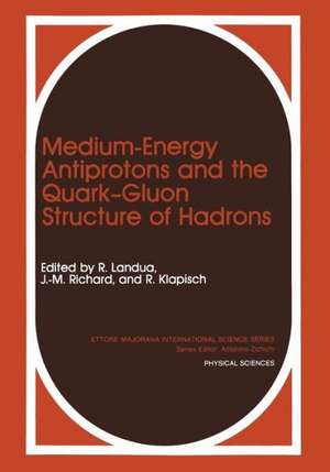 Medium-Energy Antiprotons and the Quark—Gluon Structure of Hadrons de R. Klapisch