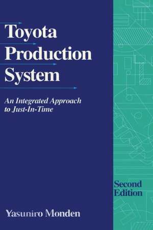 Toyota Production System: An Integrated Approach to Just-In-Time de Y. Monden