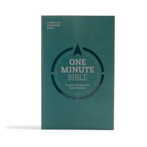 CSB One Minute Bible de Csb Bibles By Holman