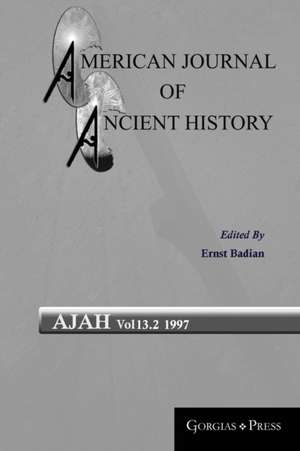 American Journal of Ancient History 13.2 de Ernst Badian