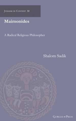 Maimonides de Shalom Sadik