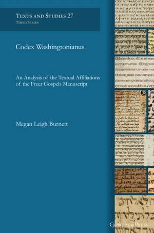 Codex Washingtonianus de Megan Burnett