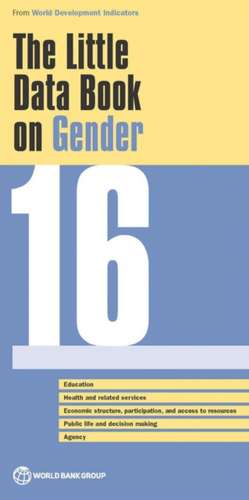 The Little Data Book on Gender 2016 de World Bank Group