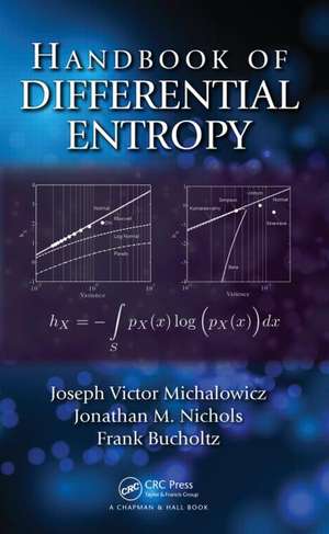 Handbook of Differential Entropy de Joseph Victor Michalowicz