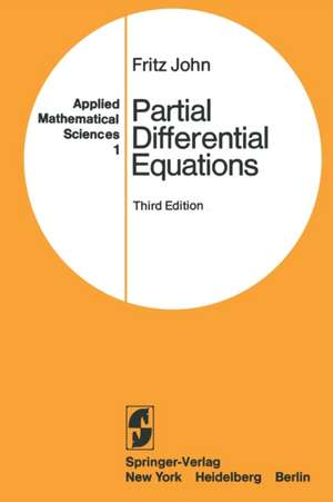 John, F: Partial Differential Equations