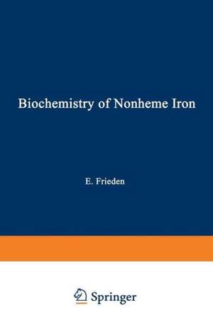 Biochemistry of Nonheme Iron de Anatoly Bezkorovainy