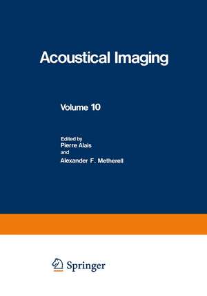 Acoustical Imaging de P. Alais