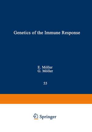 Genetics of the Immune Response de Erna Moller