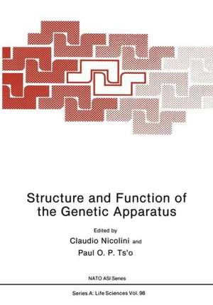 Structure and Function of the Genetic Apparatus de Claudio Nicolini