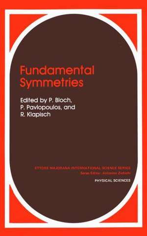 Fundamental Symmetries de P. Bloch